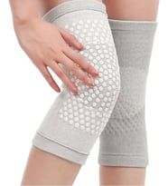 Konforlu Dizlik Kendinden Isıtmalı Destek Dizlik Isıtıcı Gri (YURT DIŞINDAN) M,L, XL Beden, 2'li Isıtıcı Destek – Termal, Esnek, Eklem Koruyucu, Ağrı Azaltıcı, Gri Diz Isı Bandı (Large)
