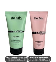 the fair. Yağlı Akneye Yatkın Cilt Temizleme Jeli 150 ml ve Gözenek Temizleyen Kaolin Kil Maske 100 ml