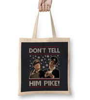 Dads Army Don't Tell Him Pike Christmas Knit Pattern Bez Çanta Uzun Saplı