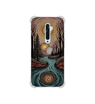 PrintiFy Oppo Reno2z ile Uyumlu Simya Serisi Girdaplar Tasarımlı Uv Baskılı Köşe Korumalı Antişok Kılıf