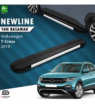 S-Dizayn VW T-Cross NewLine Krom Yan Basamak 173 Cm 2019-2023 A+ Kalite