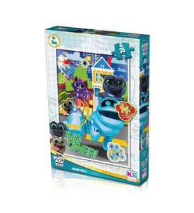 35 Parça Puppy Dog Pals Puzzle - Çocuklar İçin Eğitici Yapboz