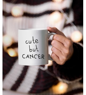 Cute But Cancer Yengeç Burcu Hediye Kupa Bardak