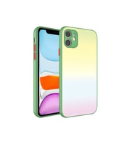 Apple iPhone 11 Uyumlu Kılıf Kamera Korumalı Renkli Temperli Zore X-Cam Kapak (Model 9)