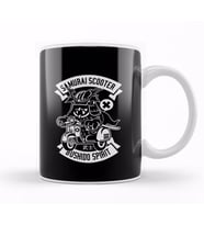 Samurai Scooter Bushido Spirit Kupa Bardak Porselen