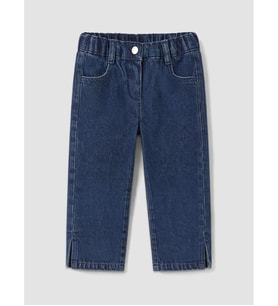 LCW baby İndigo Regular Fit Kız Çocuk Jean Pantolon