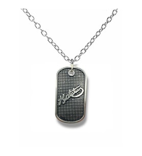 Kemal Atatürk İmzalı Erkek Künye Kolye – Gümüş Renk Unisex Metal Takı