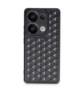 Xiaomi Redmi Note 13 Pro 5g Kılıf Petek Silikon Kapak - Siyah