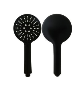 Piano Black Duş Başlığı Fonksiyonlu