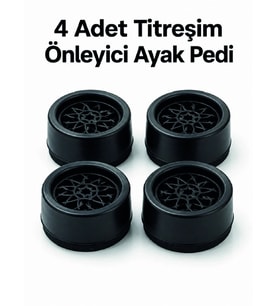 4'lü Set Çamaşır Makinesi Titreşim Önleyici Ped