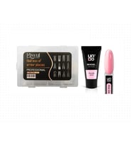 Fontenay Uno Poly Jel Pink Silk LED/UV Quick Building 30G + Protez Tırnak Tips Üst Form Jel Tips