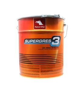 Petrol Ofisi Super Gres 3 15 Kg Lityum Sabunlu Performanslı Gres