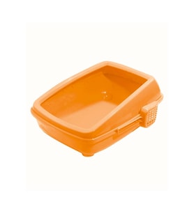 Açık Kedi Tuvalet Kum Kabı Turuncu 17*37*50 cm