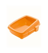 Açık Kedi Tuvalet Kum Kabı Turuncu 17*37*50 cm
