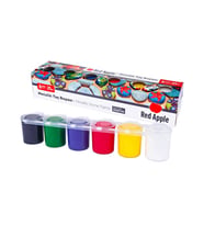 Red Apple Metalik Taş Boyası 6 Renk x 25 ml Sıralı Set 