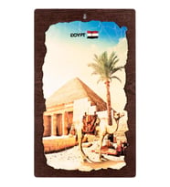 Mısır Temalı Ahşap Fresco Tablo (Karışık)