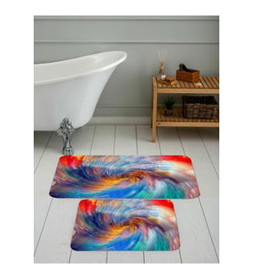 Eliana Home Baskılı 2'li Banyo Paspas Takımı RVG5076