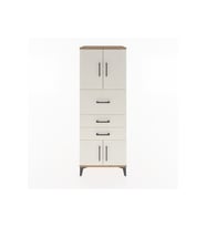 Hyperion Dolap 2 Raflı 3 Çekmeceli 4 Kapaklı 60x44x163 Çam-Aytaşı