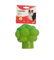 Camon Sesli Vinil Brokoli Şeklinde Eğlenceli Köpek Oyuncağı 13 Cm