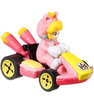 Hot Wheels Mario Kart Cat Peach, Standard Kart [Pink] (Çok Renkli)