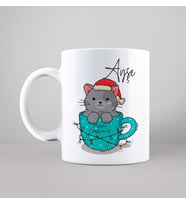Mutlu Yıllar & Merry Christmas Yılbaşı Tasarımlı Kupa Kişiye Özel