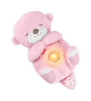 Fisher Price® Uyku Arkadaşı Su Samuru Pembe, Nefes Alıp Veren Pelüş Bebek Oyuncağı JLJ33 (Çok Renkli)