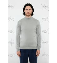 Modern Erkek Triko Kazak Fitted Kesim Dik Yaka Uzun Kollu Rahat Pamuklu Karışım Basic Stil Kış ve