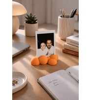 Cloud Polaroid Fotoğraf Standı - Instax Masaüstü Fotoğraf Tutucu - Kayısı