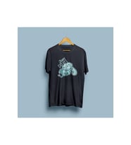Oversize Just Do It Ahtapot Tasarım Unisex T-shirt (Siyah)