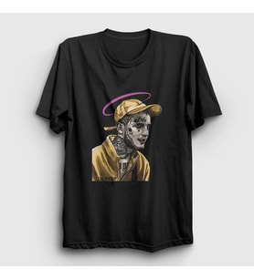 Presmono Unisex Siyah Angel Lil Peep T-Shirt 36485tt