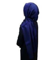 Simli Monogram Şal - 1040400 (Lacivert)