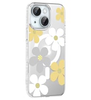 Iphone 14 Floral Magsafe Kapak - Sarı