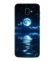 Samsung J6 Plus J7 Prime J7 Pro M20 Kılıf Desenli Silikon Night Moon 1133