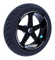 Yaldızlı Gümüş 4 Parçalı Keskin Jant Şeridi Sticker Çınar Extreme