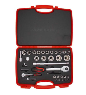 İzeltaş 1/4"-1/2" 35 Parça Kombine 6"Köşe Lokma Anahtar Takımı - İzeltaş 1113001038