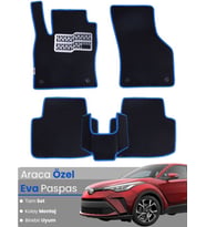 TOYOTA C-HR HYBRİD (2016-2019) Uyumlu EVA Paspas Tam Set–Oto Paspas,Araca Özel,Kolay Montaj
