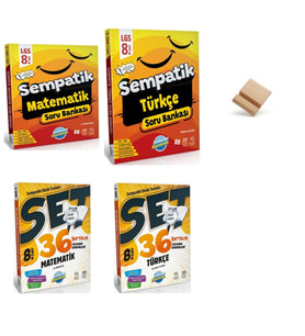 Ünlüler Karması LGS 2027 Matematik + Türkçe Soru Bankası ve Haftalık Denemeler 4lü Set + Telefon Standı