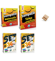 Ünlüler Karması LGS 2027 Matematik + Türkçe Soru Bankası ve Haftalık Denemeler 4lü Set + Telefon Standı