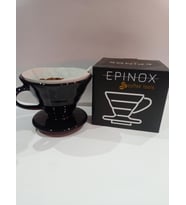 V60 Porselen Kahve Demleme Ekipmanı 3.nesil Siyah
