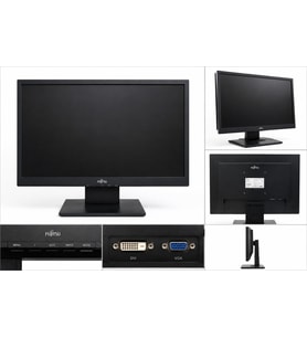 Fujitsu E19W-5 19 İnç Geniş Ekran LCD Monitör İkinci El DVI & VGA Girişli 1440x900