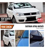 Fiat Albea Yarasa Ayna Kapağı Batman Parlak Siyah Piano Black 2010-2013