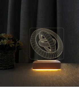 Helezon Lamba Kişiye Özel İsimli 3d Led Masa Lambası Doğum Günü Hediyesi Lamba