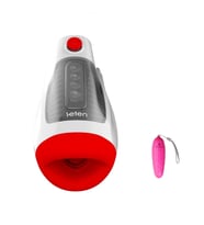  Emiş Yapabilme Özelliğine Sahip USB Şarjlı 7 Modlu Otomatik Mastürbasyon+Mini Vibratör