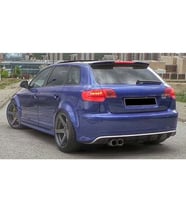 Audi A3 8P 4 Kapı HB Rs3 Spoiler Piona Black Spoyler 2003 2004 2005 2006 2007 2008