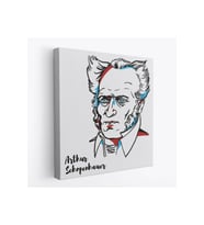 Arthur Schopenhauer Dekoratif Kanvas Tablo-5821