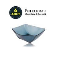 Bonelegant 6 Parça Lacivert Cam Kase&Çerezlik