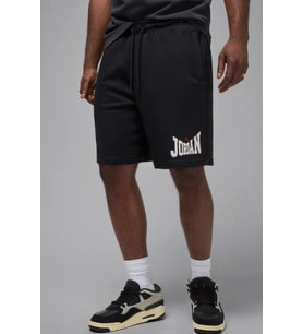 Nike Air Jordan Brooklyn GFX 9 Mens Fleece Short Fransız Havlu Kumaş Erkek Şort Siyah