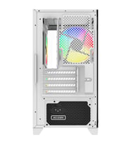 GAMEBOOSTER 600W GB-M6001W 4-Rainbow Fanlı Gaming Mid-Tower PC Kasası Beyaz
