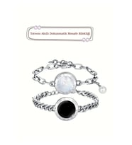 Mesafe Bilekliği - Totwoo Akıllı Dokunmatik Sevgililer Bilekliği - SoulMate - Altın Ve Gümüş Rengi