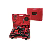 4PCS USTA ELEKTRİKLİ ALET SETİ ŞARJLI=21V MATKAP - VİDALAMA - SPRAL TAŞLAMA - SOMUN PLASTİK ÇANTALI ASR-1122 (5343)